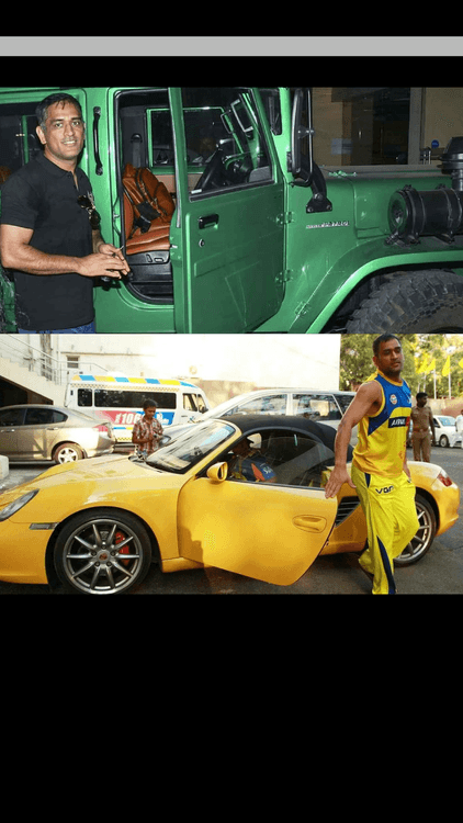 <p>Captain Cool MS Dhoni's Car Collection</p>