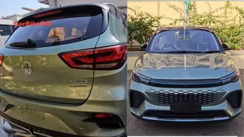 MG Astor Facelift Incoming? Astor-Based Hybrid VS SUV Spotted on Indian Roads; Check Details 