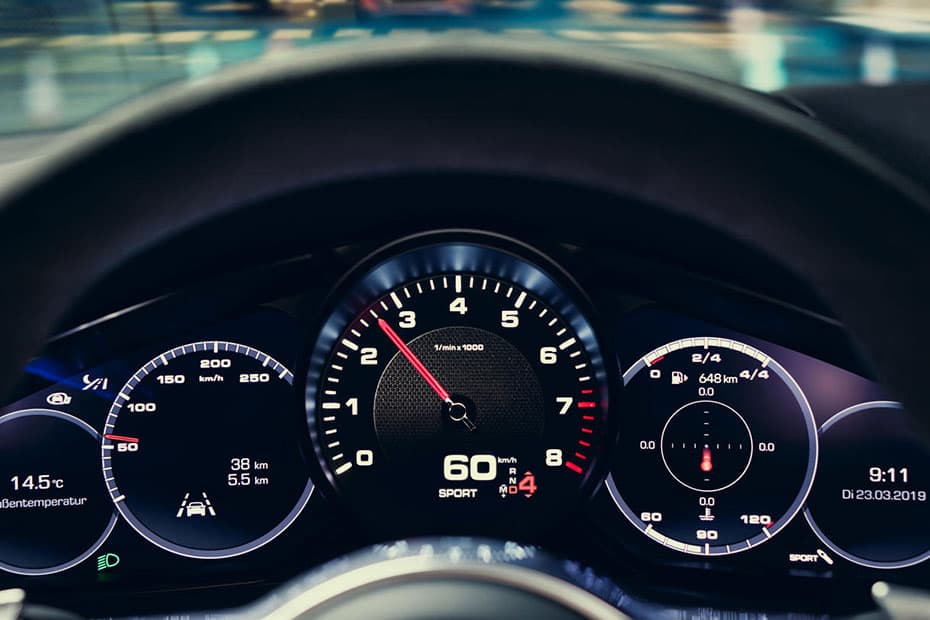 Porsche Cayenne Coupe Instrument Cluster